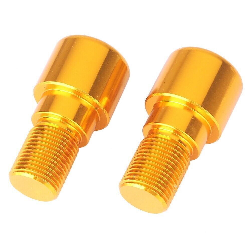 18mm Lenkerendgriffe Stecker f¨¹r for Yamaha YZF R6 1099 -2005  YZF R6S 2006-12 Gold