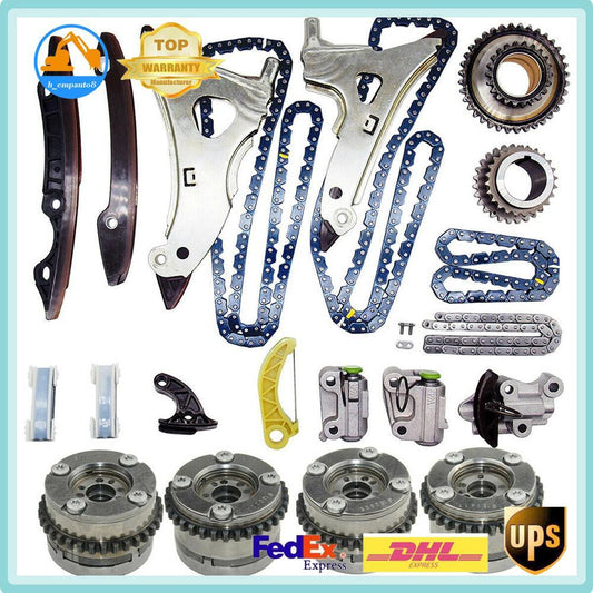 Timing Chain Kit/4X Camshaft Adjuster M276 for Mercedes W212 W221 A207 3.0T 3.5L
