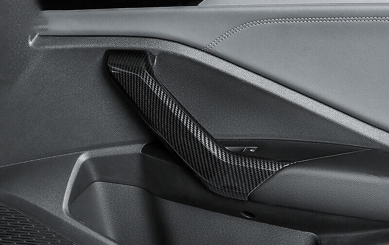 for Volkswagen for Jetta Mk7 2019-2022 Carbon Fiber Interior Door Armrest Cover Trim