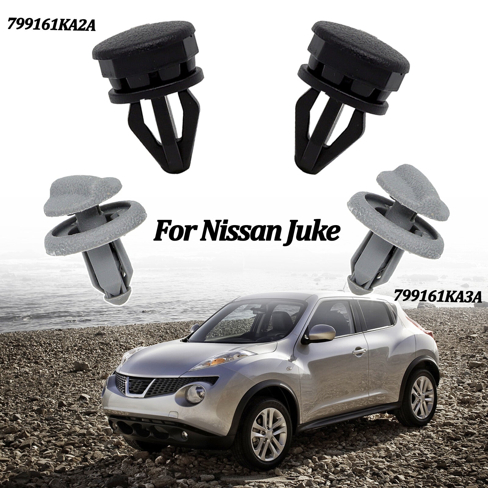 4Pcs Parcel Shelf Hanger Clips for Nissan Juke Fastener Rear Boot Button Parts