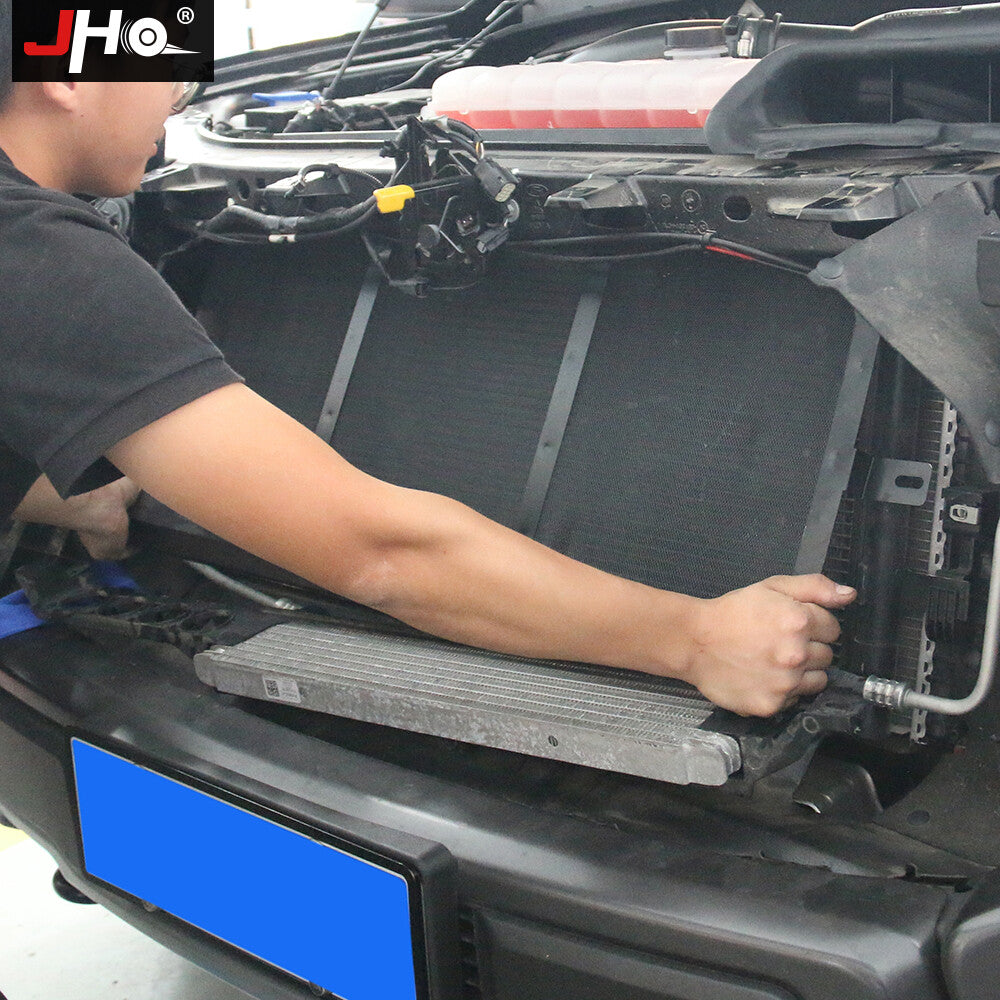 for Ford F150 /LTD/SVT 2013-2020 Black Steel Front Bumper Anti-Insect Net