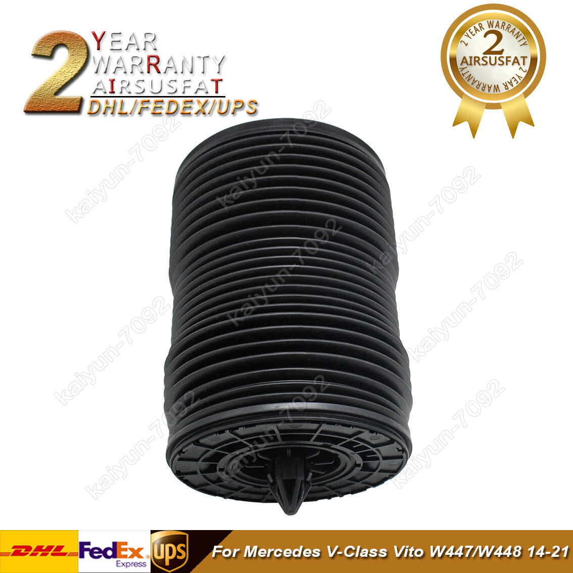 1x Rear L/R Air Suspension Spring Bag for Mercedes V-Class Vito W447/W448 14-21