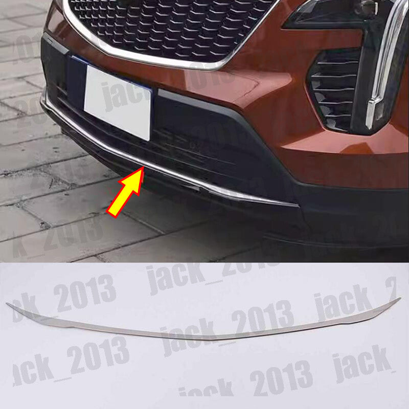 for Cadillac XT4 2018-2023 STAINLESS Front Bumper Grille Lower Strip trim 1pcs