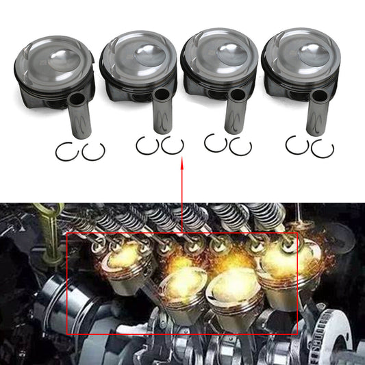 Fit For 4Cyl 2.3L for Ford Focus for Mustang for Lincoln MKC 15-19 Engine Pistons Ring Set