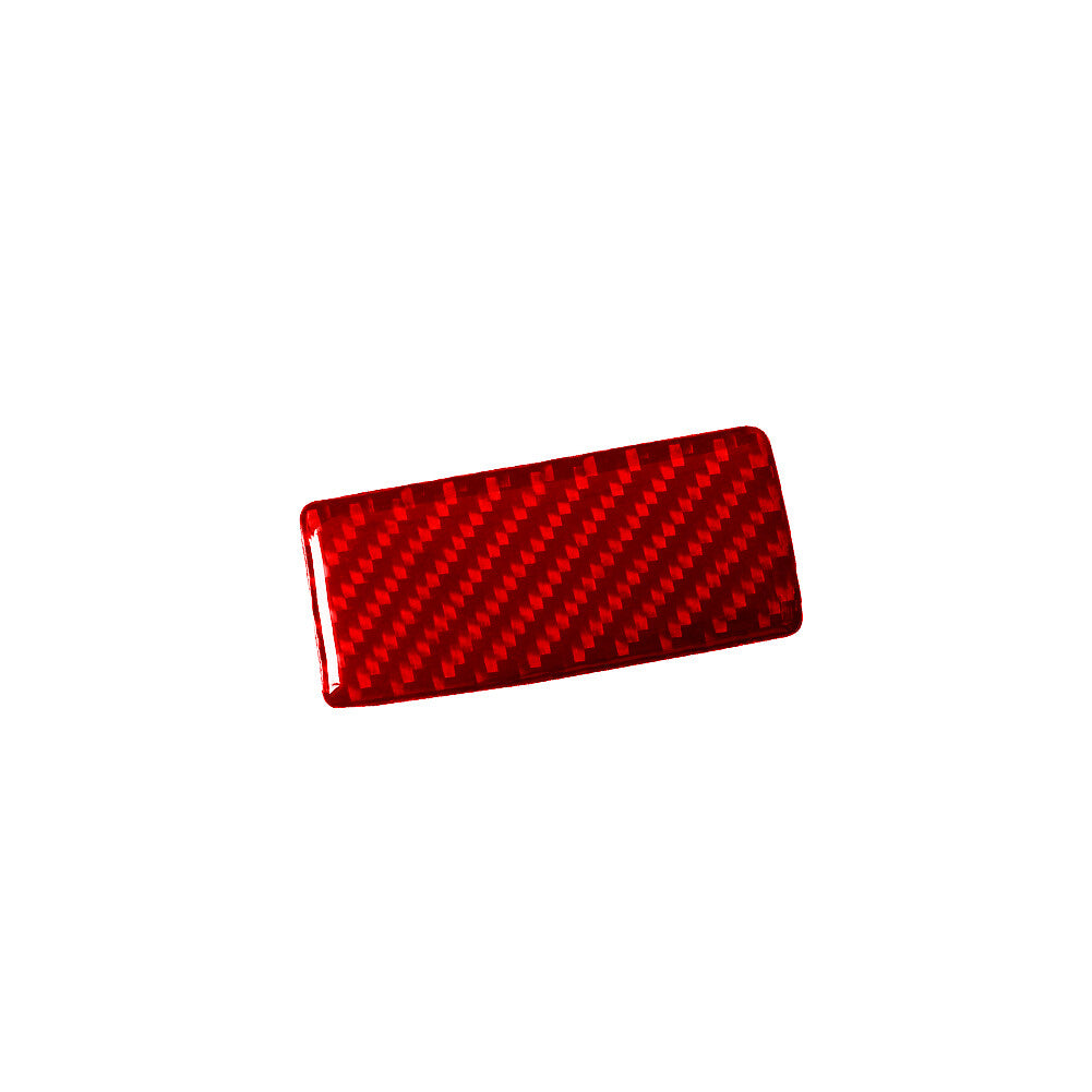 Red Carbon Fiber Glove Box Latch Trim for Land Rover Discovery Sport 2015-2019