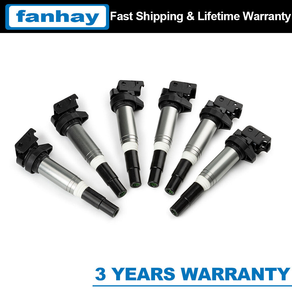 6-pack of brand new ignition coils suitable for BMW 135i, 135IS, 228i for Mini Cooper 2011-2015 12138616153