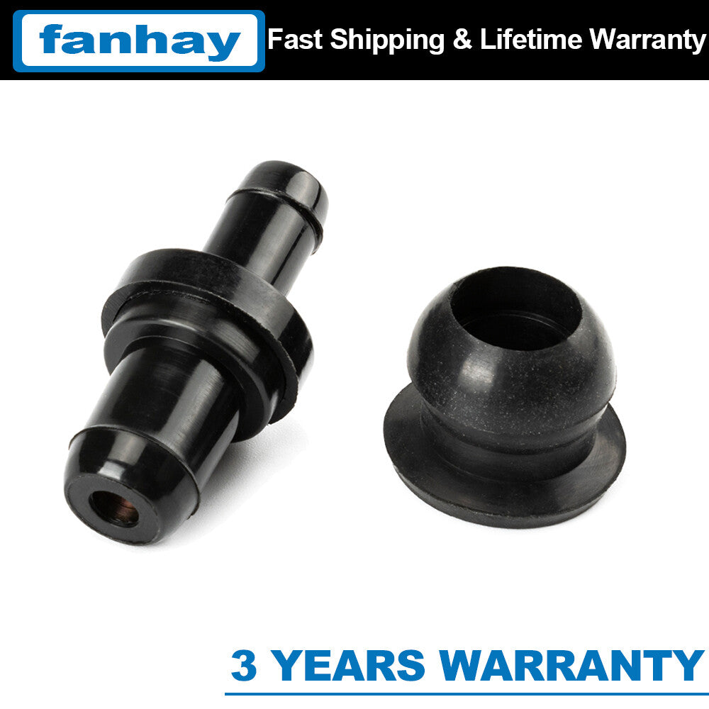 2PCS PCV Valve W/ Grommet for Toyota for Corolla Celica 4AFE 7AFE 93-97 90480-18001