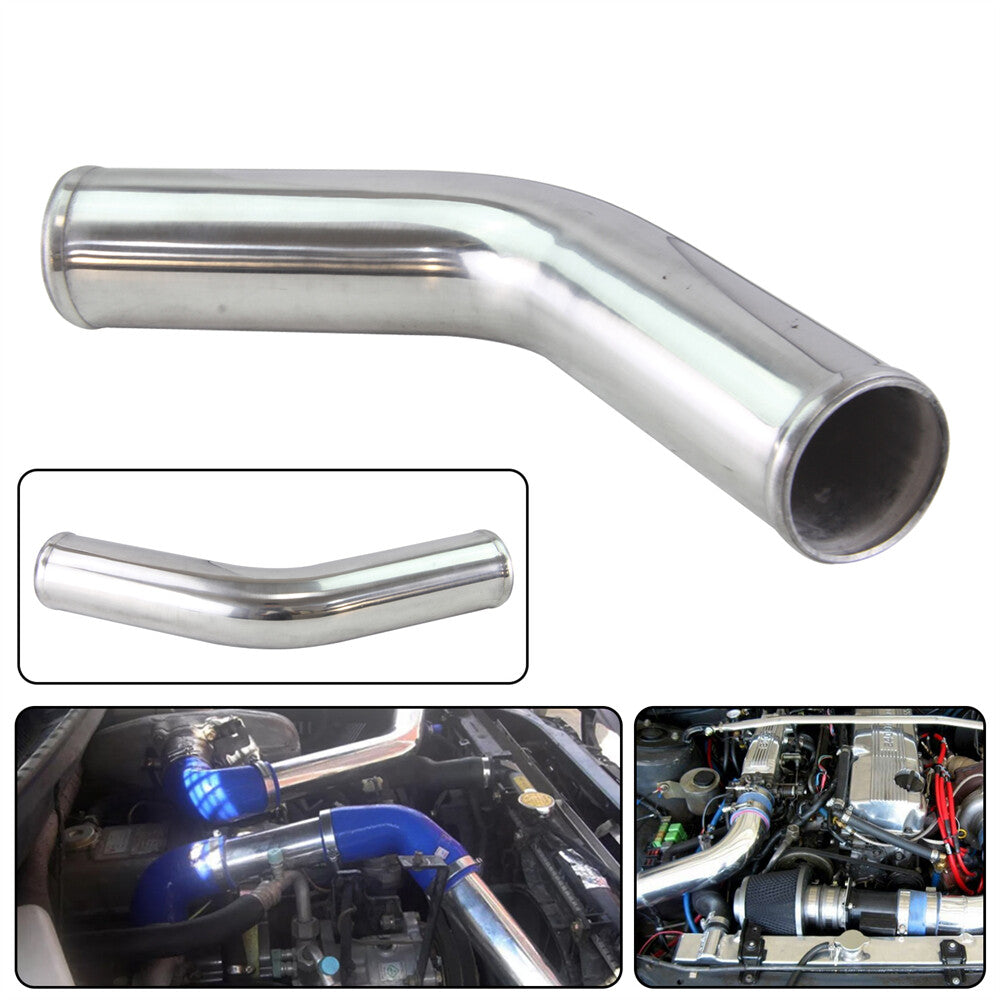 45 Degree 51mm 2.0 inch Aluminum Intercooler Intake Pipe Piping Tube Hose
