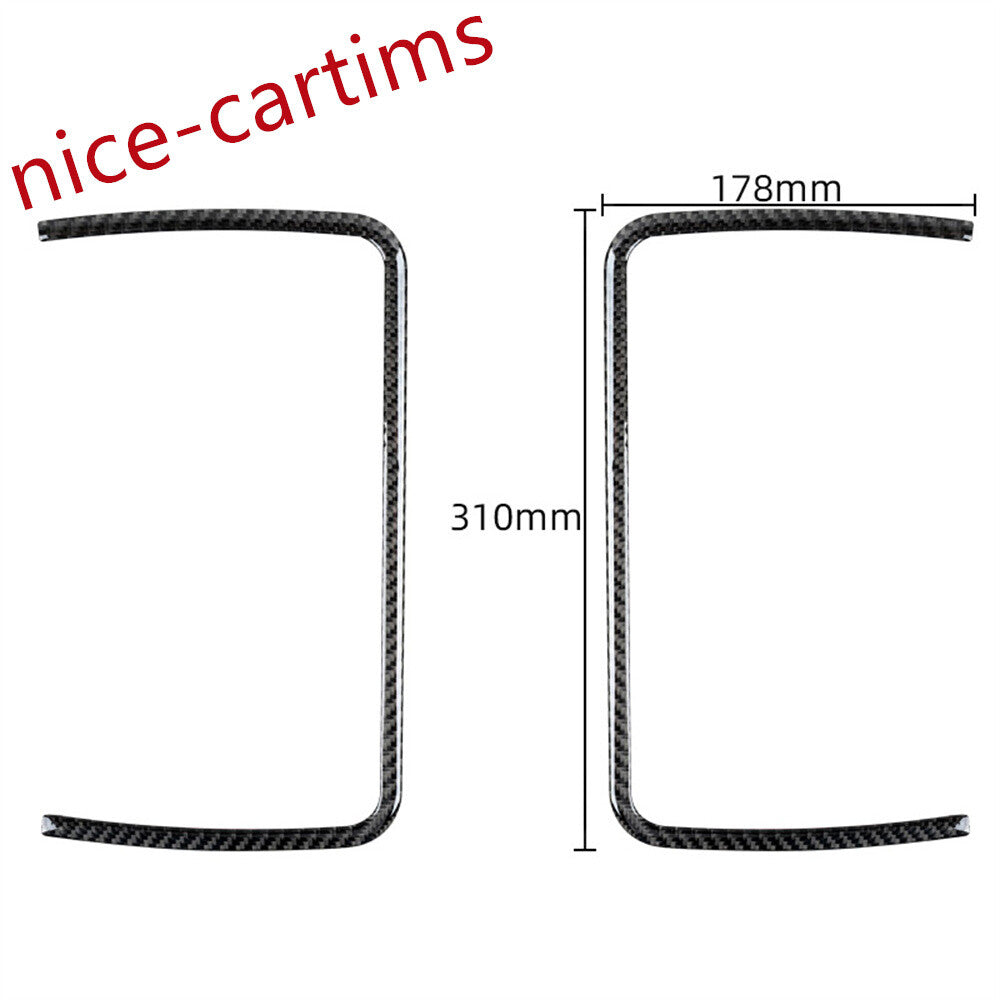 Carbon Fiber for Seat Storage Nesh Frame Decor Trim For LR for Range Rover Sport 2014-17