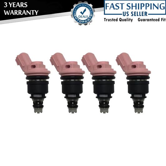 4x Fuel Injectors For 1991-1999 for Nissan Sentra 1.6L 16600-57Y00 16600-7E001