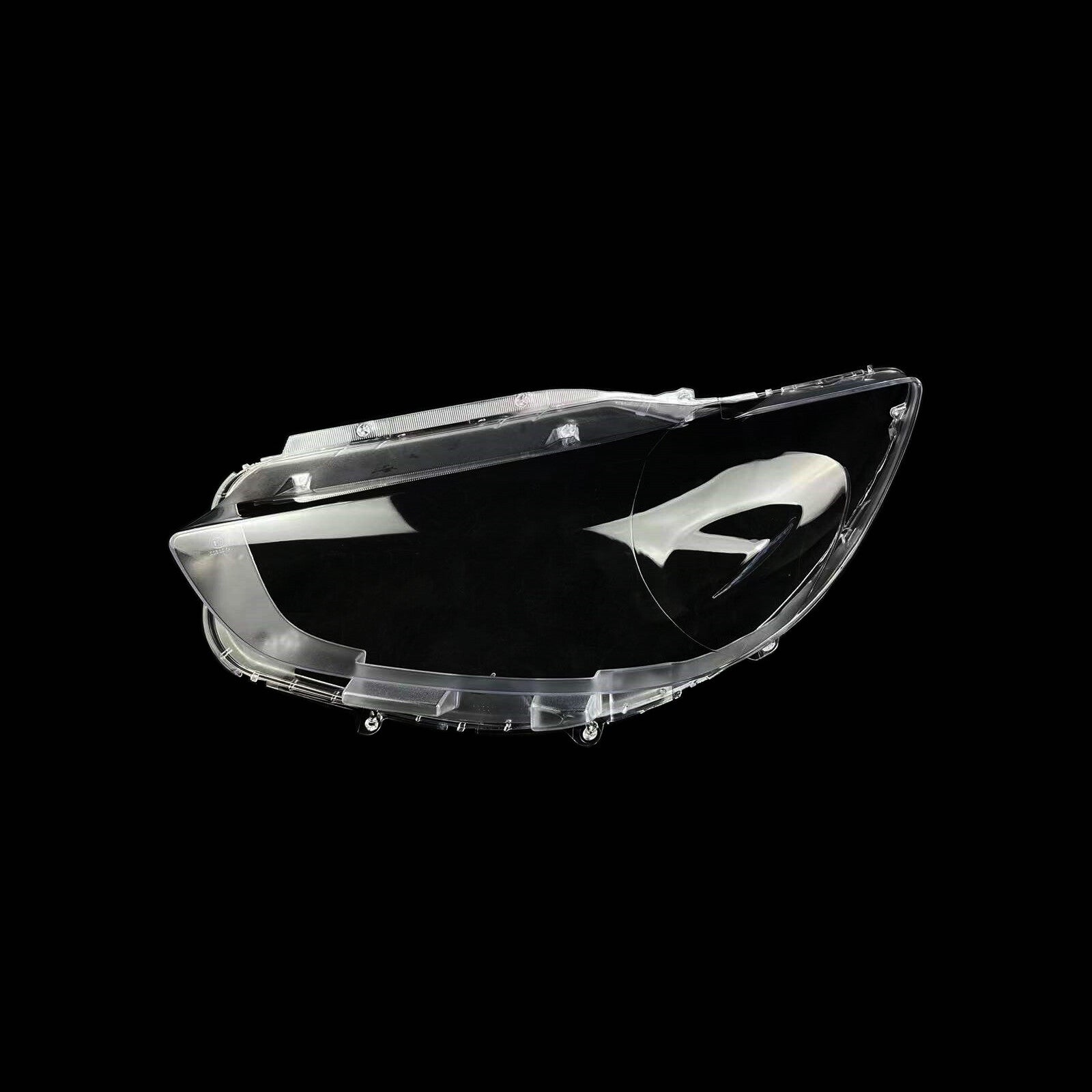 Transparent headlight lens cover for left-hand drive side, suitable for Mazda CX-5 (2013-2015).