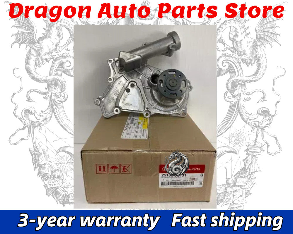 new high-definition water pump suitable for Kia SEDONA 3.3L (2015), 3.5L (2011-2014), and 3.8L (2010) models. Model number 25100-3C131