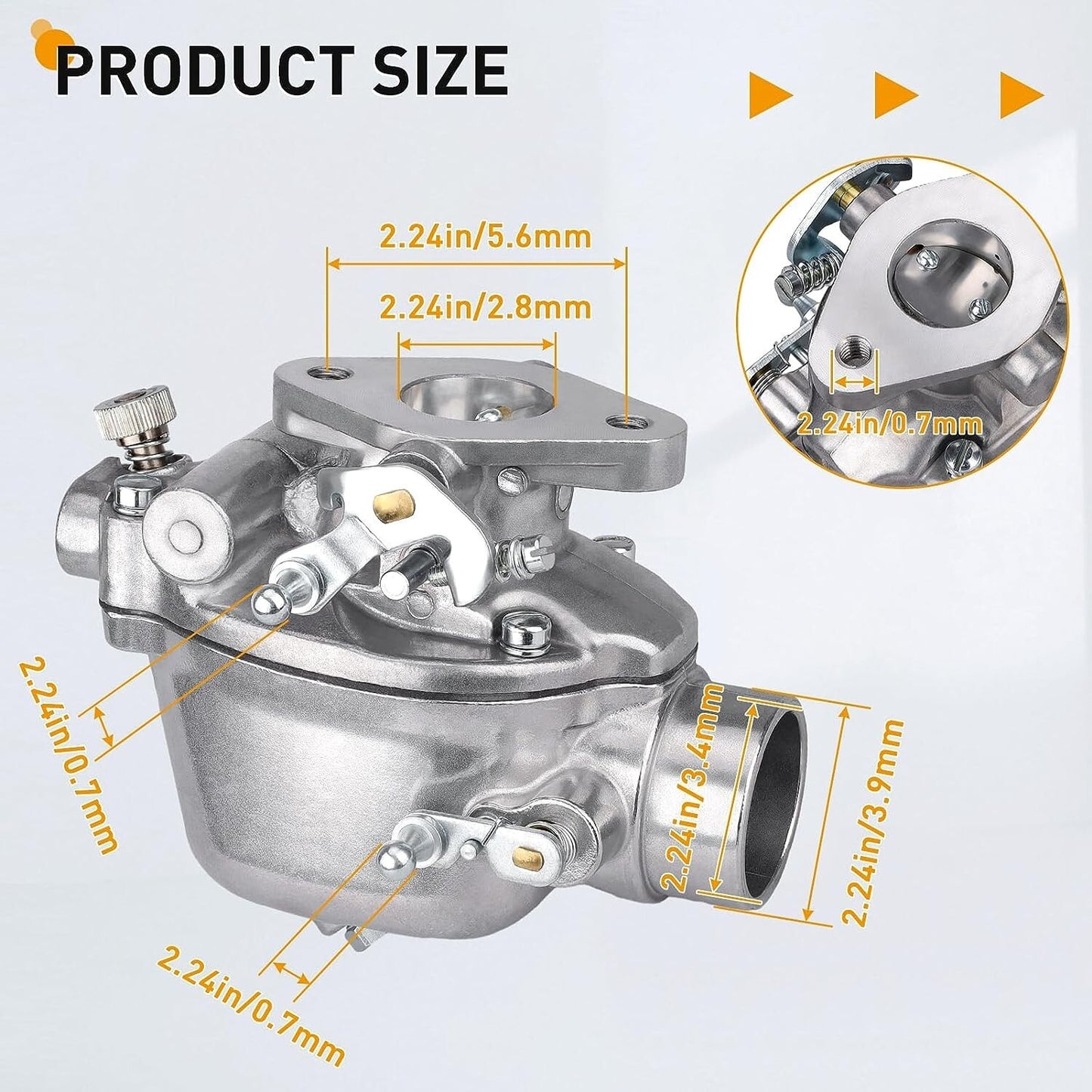 Carburetor Carb for Ford 8N 9N 2N Tractor 8N9510C 8N9510C-HD 9N9510A TSX33