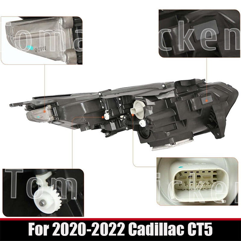 Full LED headlight assembly for 2020-2022 for Cadillac CT5 (Passenger ID: 84894832)