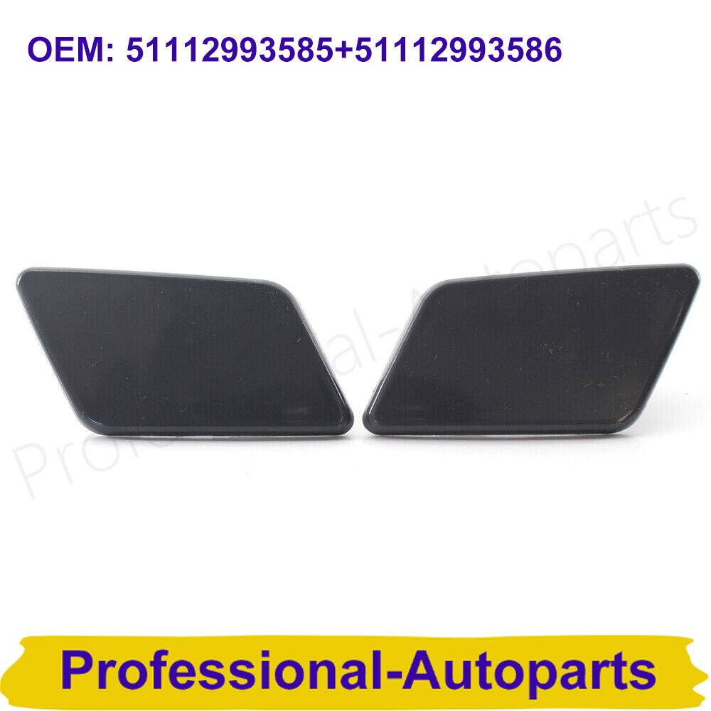 Front Bumper Headlight Washer Spray Nozzle Cover Cap for BMW X1 E84 2009-2012