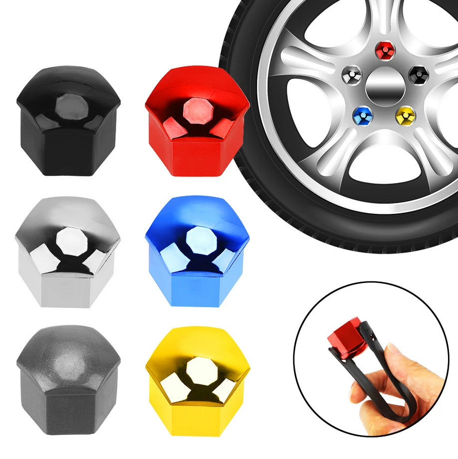 Car wheel nut cover, hub bolt protection cover, black bolt  for ford ,20 pieces