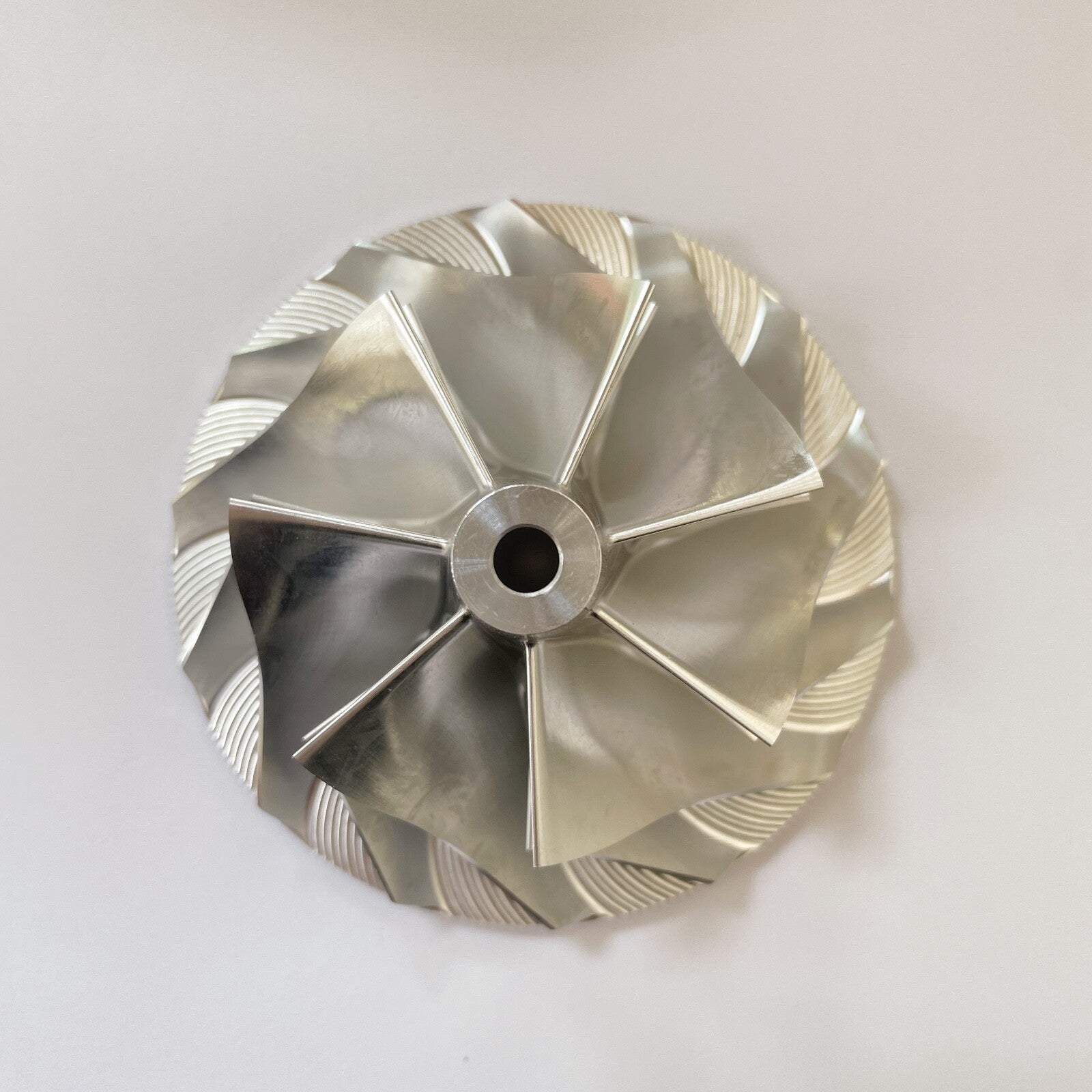 GT15-25 50.30/72.60 mm 7+7 blade turbine blank compressor wheel for Audi RS3
