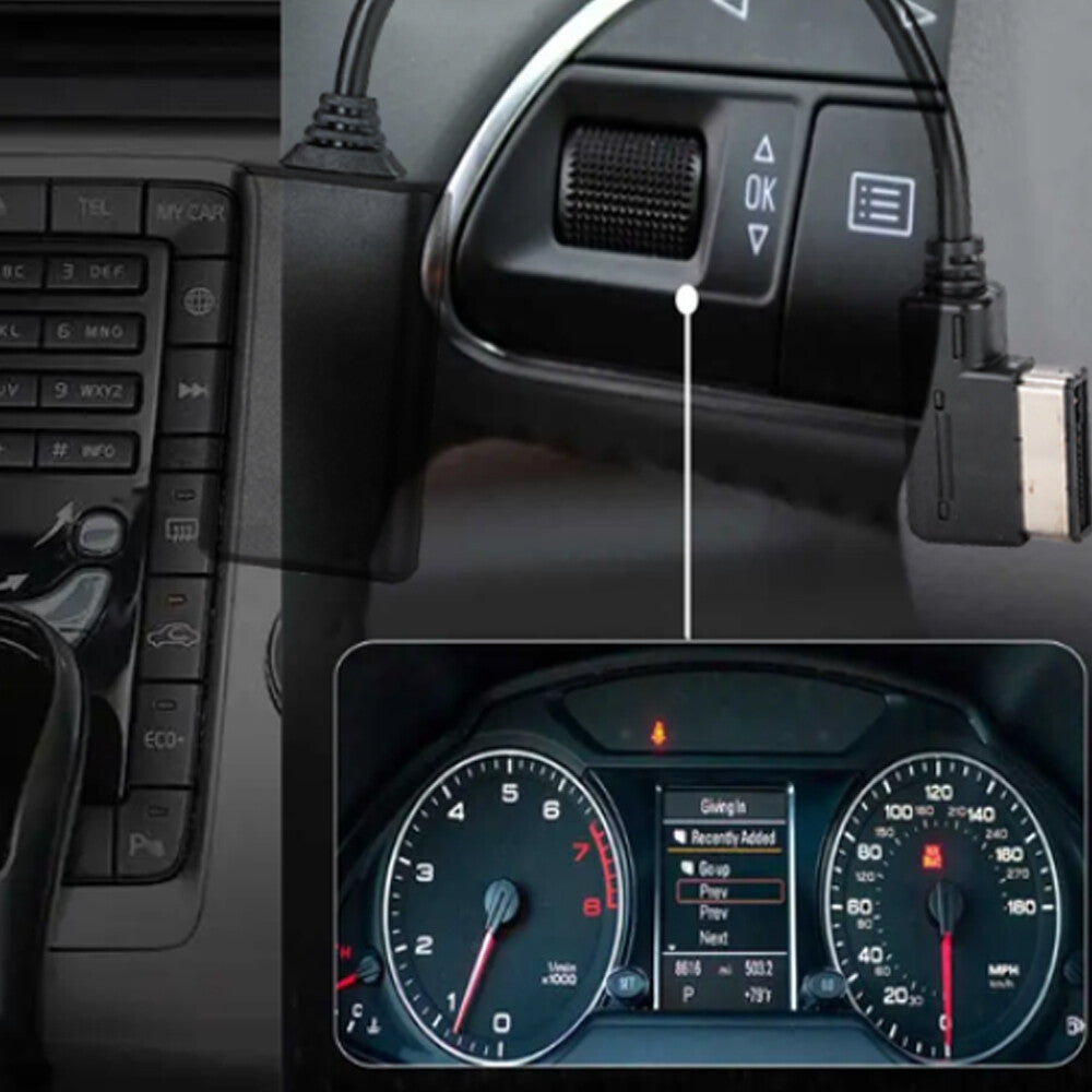 for Audi A3 for A4 A5 Q7 AMI MMI Bluetooth Music Interface AUX Audio Cable Adapter