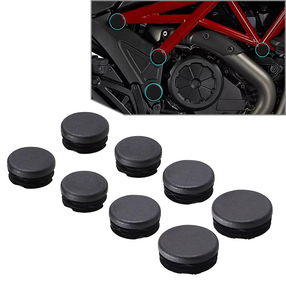 Motorcycle Frame Hole Cover Caps Plug 8PCSFor for Ducati Diavel 11-18 13