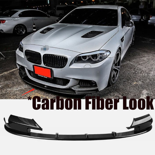for BMW F10 M5 2012-2016 Carbon Fiber MP Style Front Bumper Lip Spoiler Splitter
