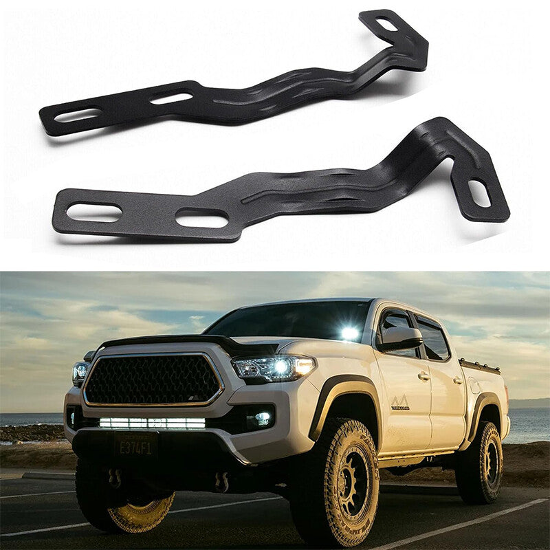LED light bracket for range hood hinge groove, suitable for 16-21 generation for Toyota Tacoma 3rd generation off-road vehicle.