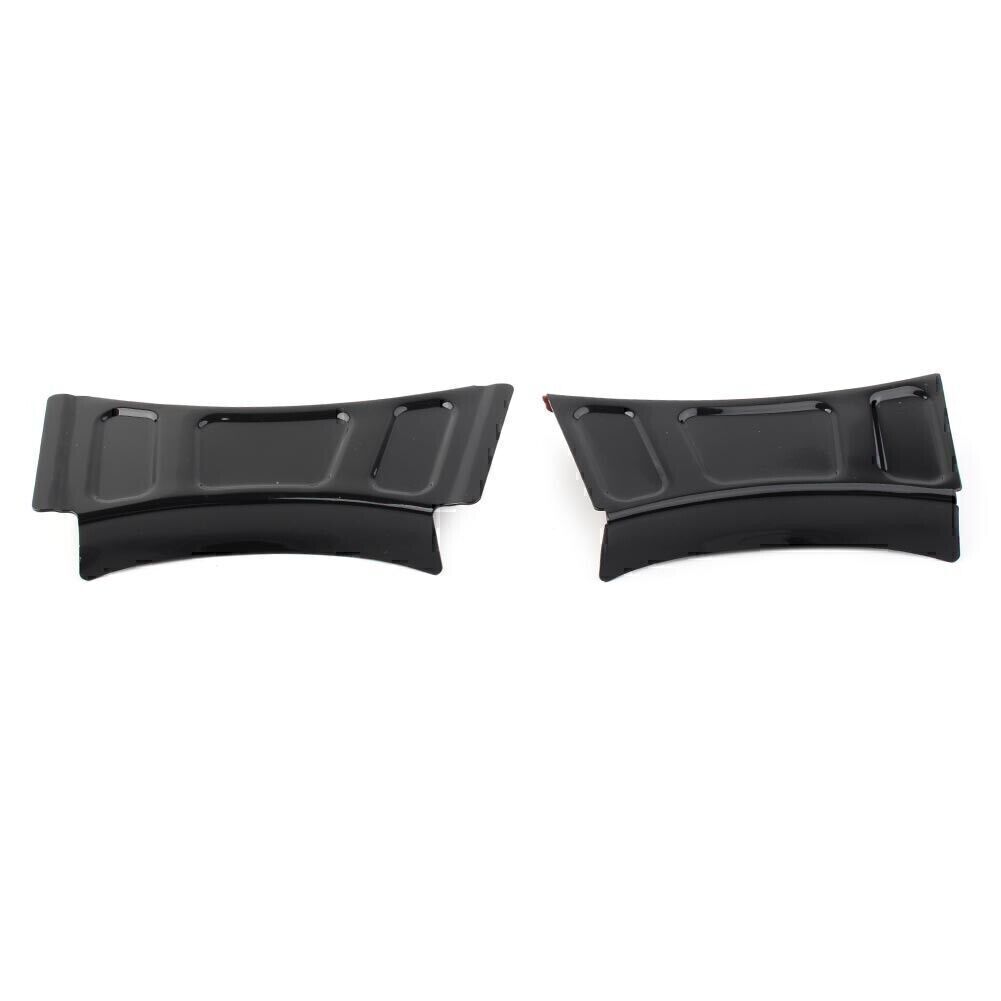 Frame Downtube Crossbrace Cover Accent Trim Fit for Harley Road Kings Black/Chrome