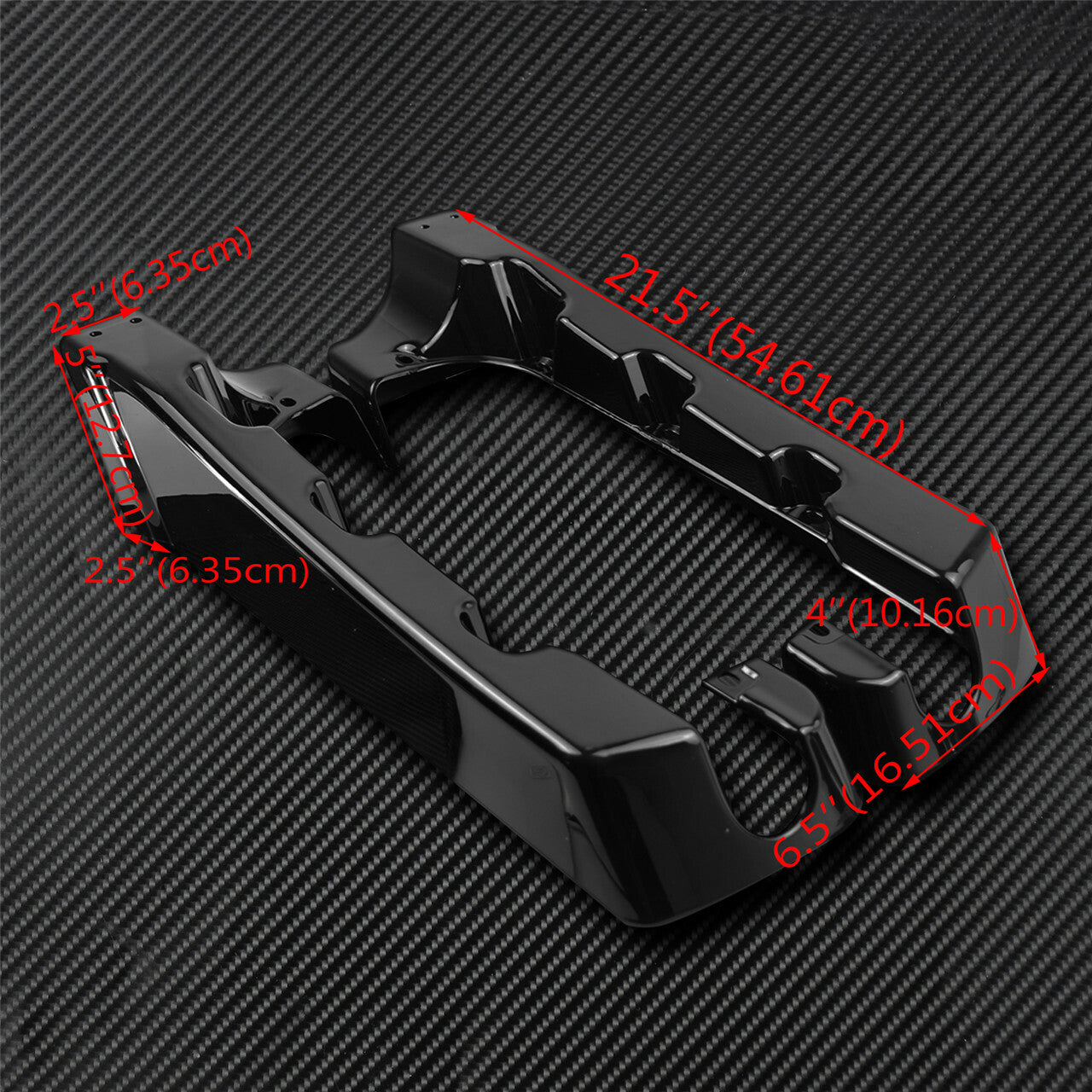 4 Hard Stretched Saddle Bag Extensions Fit for Harley Touring Models 1994-2013