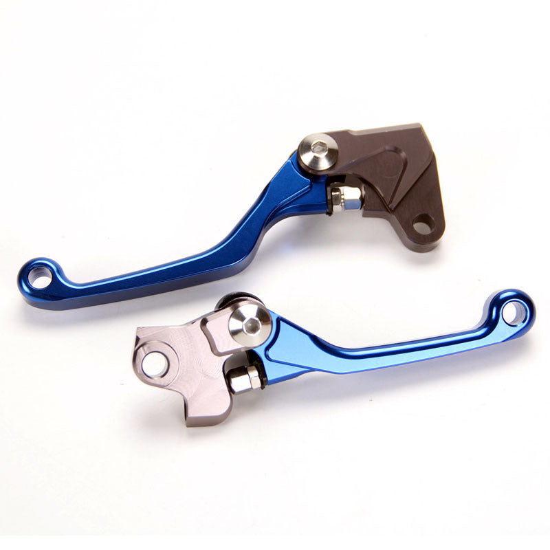 Off road Brake Clutch Levers for Yamaha YZ125 YZ250 YZ250F (2015-2022) Blue