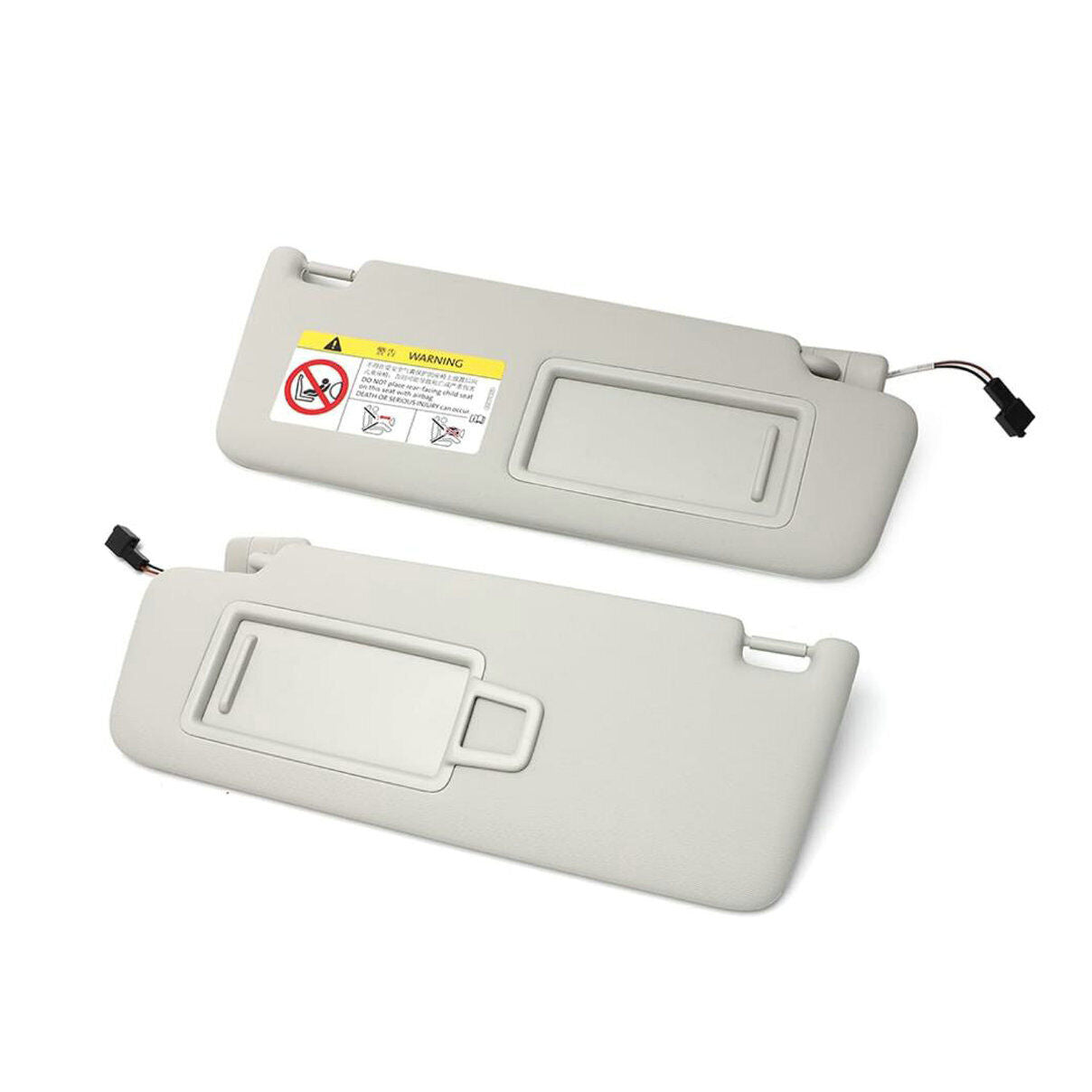 2PCS Left Right Sun Visors for VW for Golf Sports Van 2016-2021 5GG857552 5GG857551