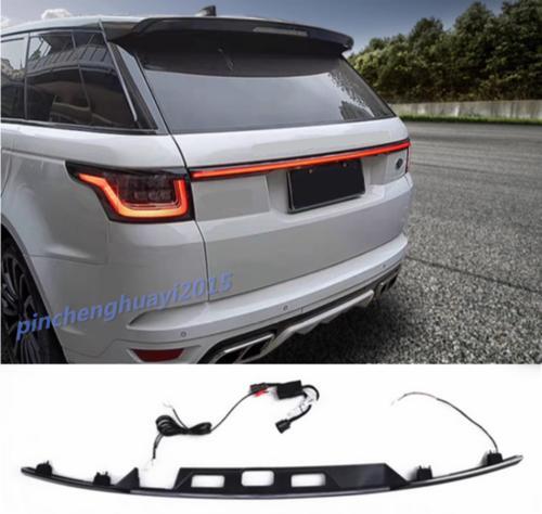 Smoke Black Rear Door and Trunk LED Taillight Protective Cover for Land Rover for Range Rover Sport 2014-2022