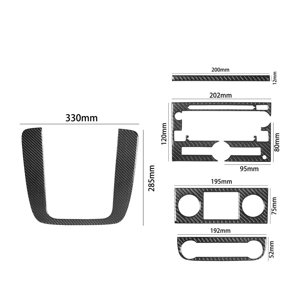 Carbon Fiber Climate Control Panel Trim For Silverado/tahoe/ for sierra 2007-2014 A