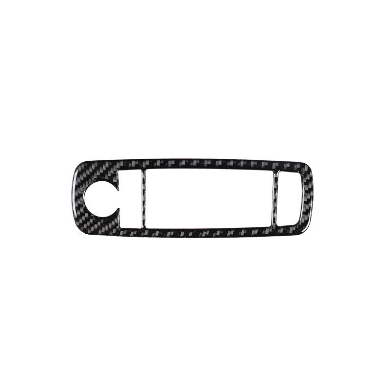 Carbon Fiber Door Window Lift Switch Panel Cover Trim for Jeep Liberty 2008-2012