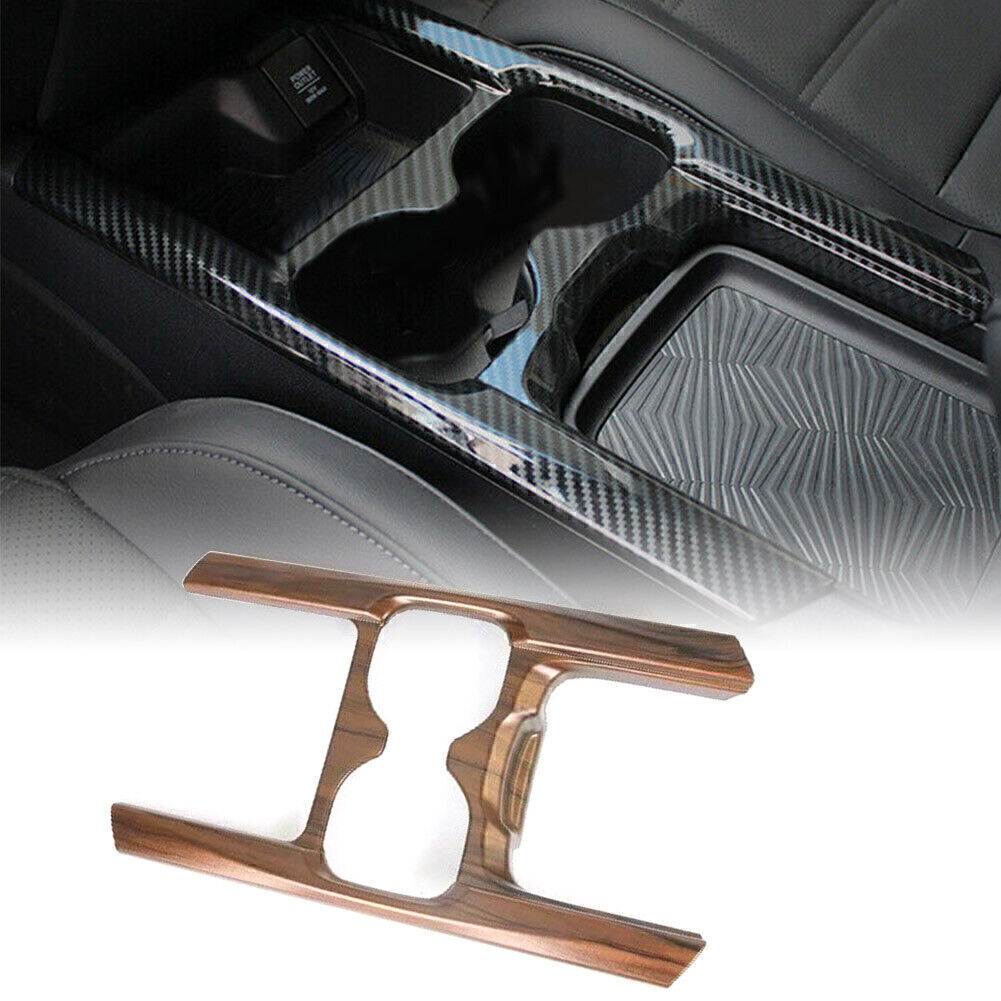 for Honda CR-V CRV 5th 2017-2019 Walnut color Water Cup Holder Cover Trim Frame