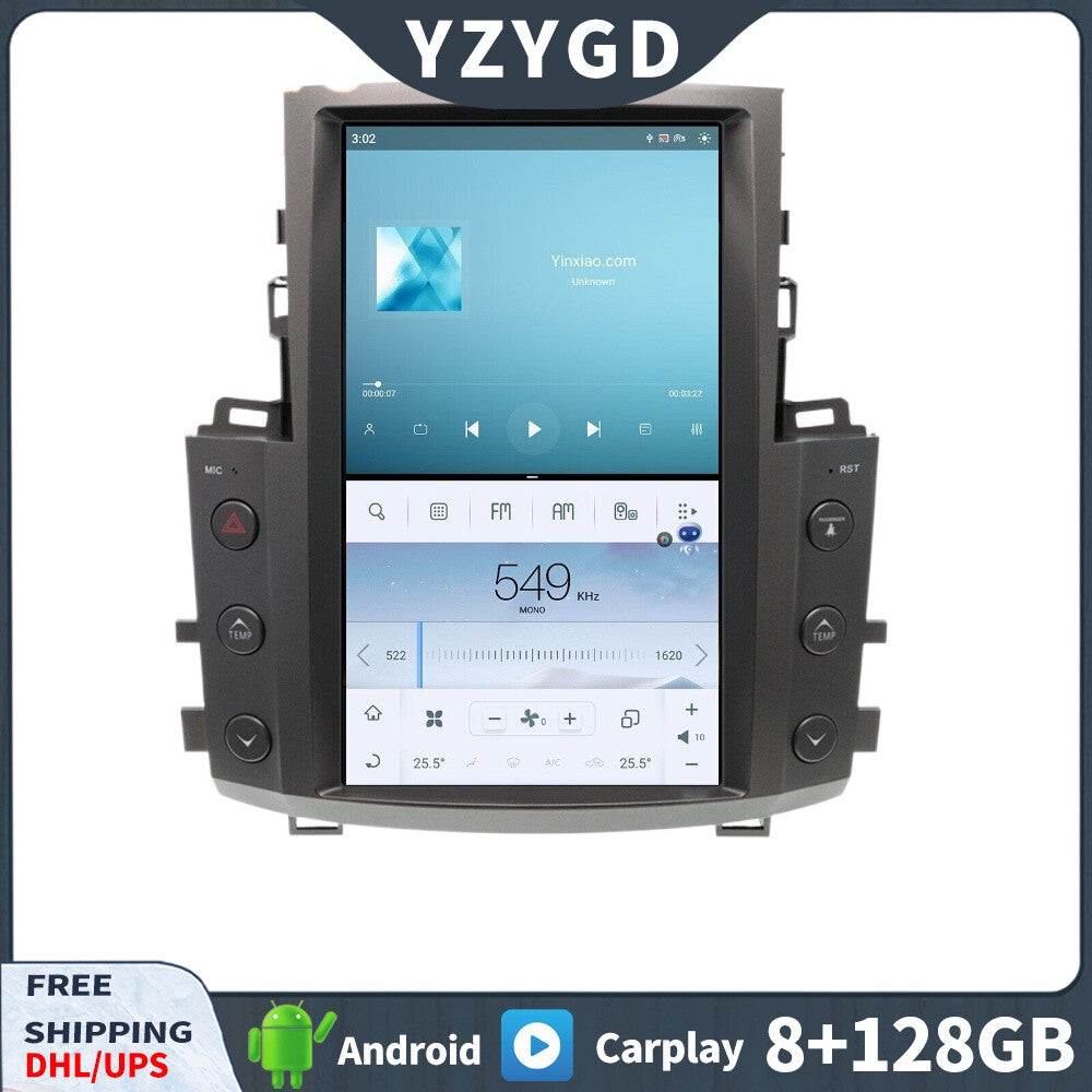 13.6for Lexus LX570 2007-2015 Car Radio 2Din Stereo Receiver Player Screen