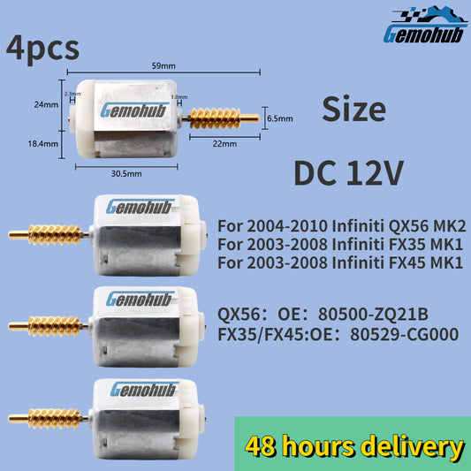 Door Lock Actuator Motor For Infinit 2004-2010 QX56 MK2 2003-2008 FX45 FX35 MK1