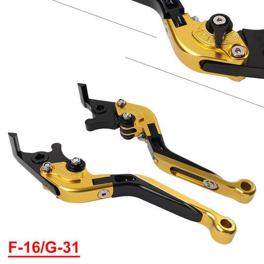 CNC Folding Extendable Brake Clutch Levers for BMW G310R/G310GS 2017-2021 Gold