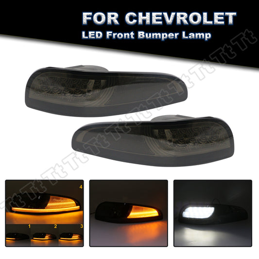 Suitable for 97-04 for Chevrolet for Corvette C5 sequential LED front turn signal lights/corner lights.