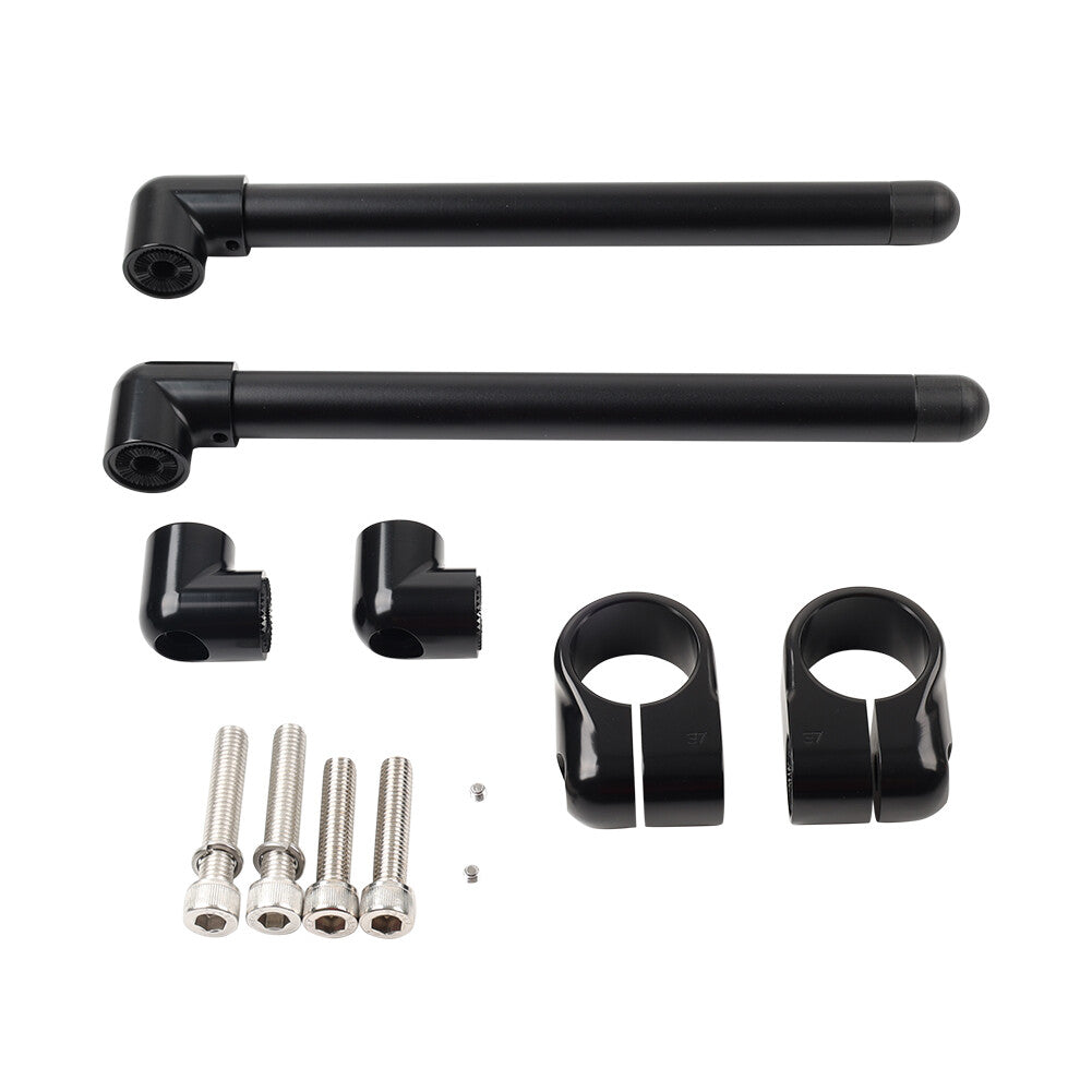 Cafe Racer Bars 7/8 Motorcycle Universal Clip-On Handlebar Fork Tube 37MM