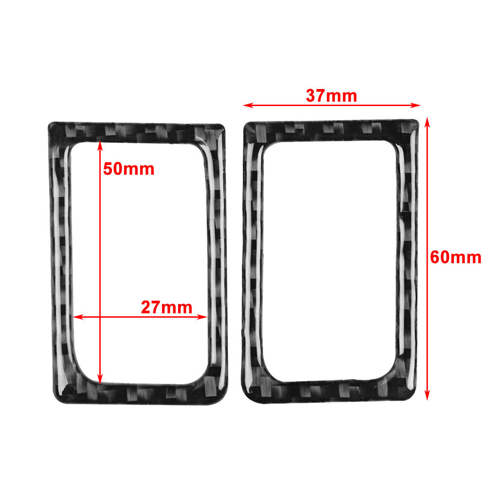 Interior Door Lock Pins Frame Cover Trim for Nissan GTR R35 2008-2020 Red 2pcs