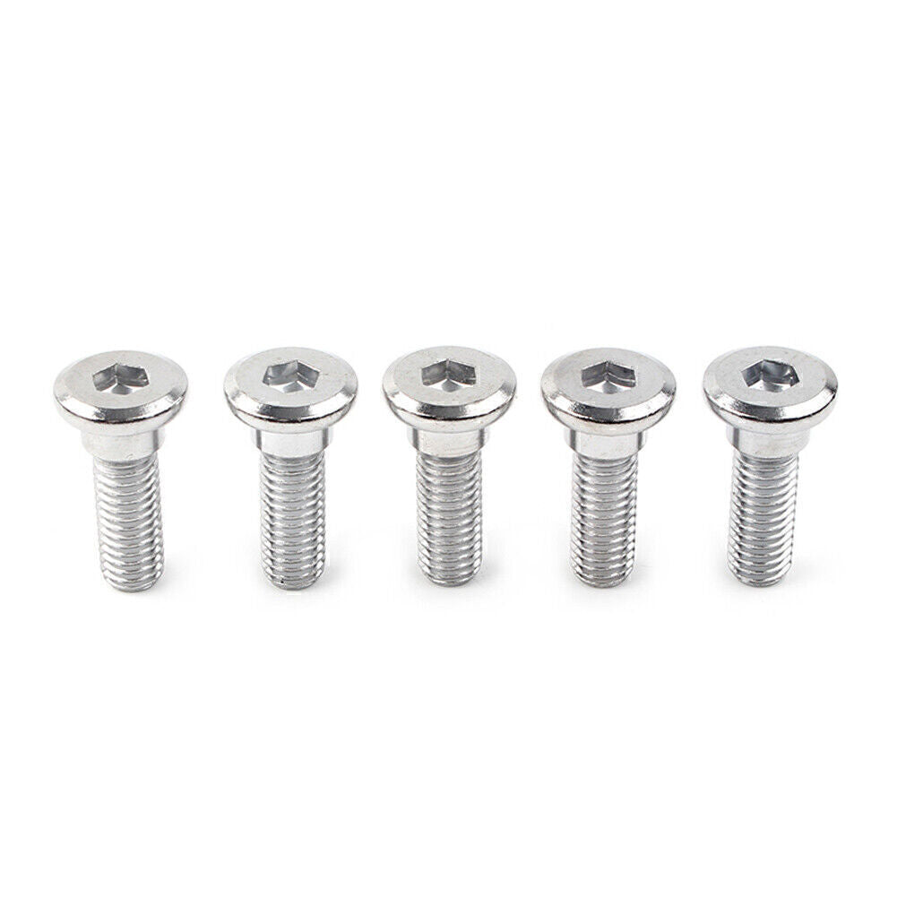 for Kawasaki 5x M8x25mm SteelBolts Ti Hex Socket Disc Brake Rotor Screws