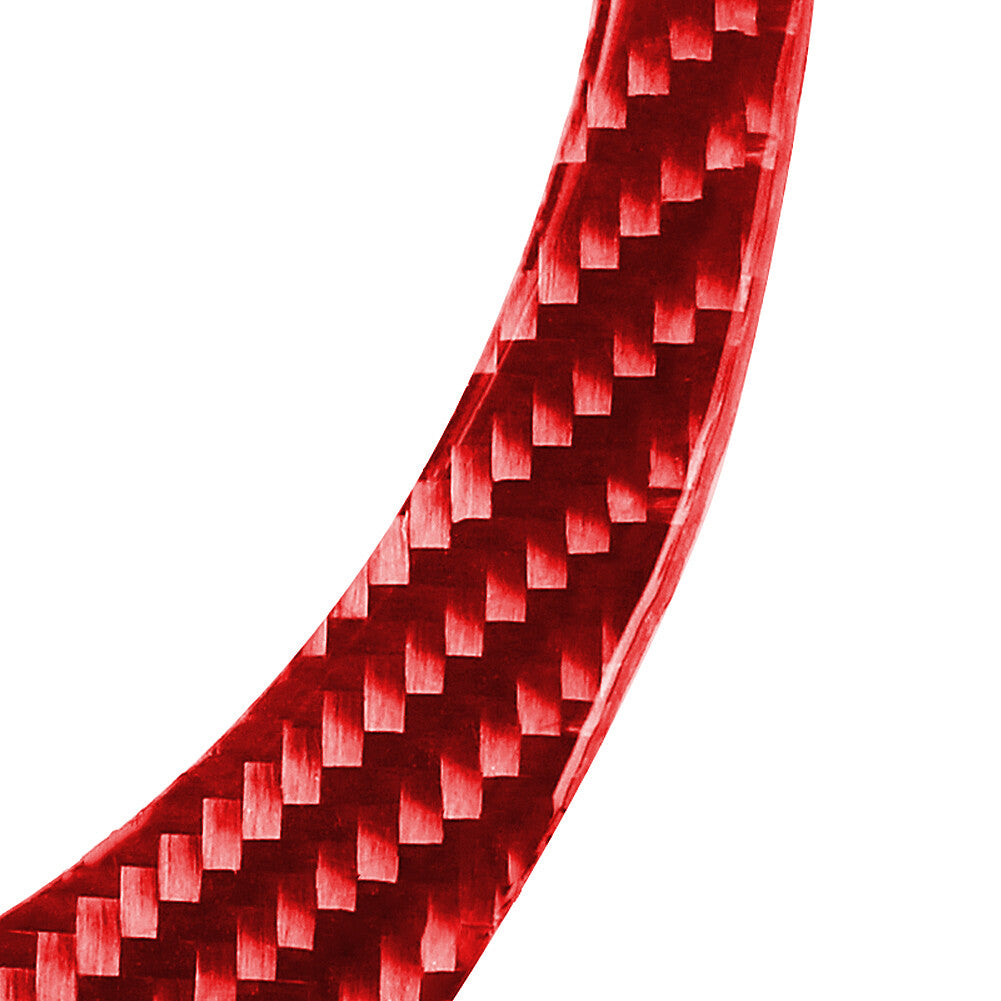 Red Carbon Fiber Loudspeaker Surround Cover Trim for Porsche Boxster / 996 98-04