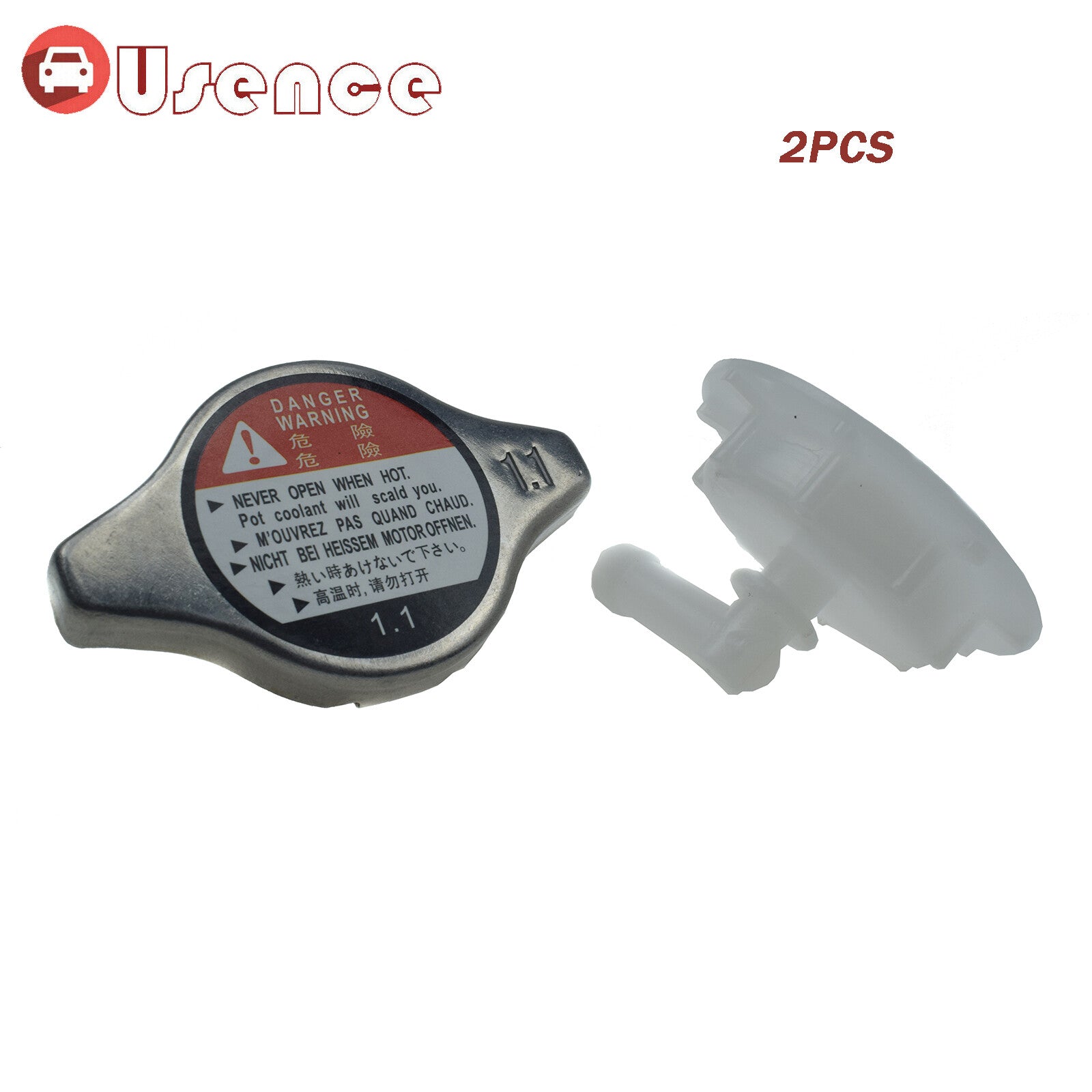 2PCS Radiator Cap Assembly  Coolant Reservoir Tank Cap for Honda Accord for Civic