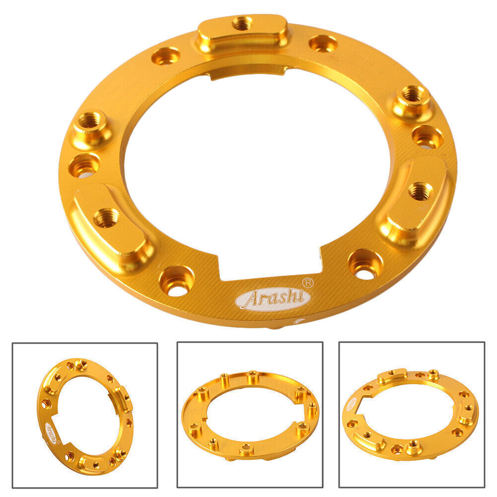 for BMW R1200GS 2013 2014 Gold CNC Oil Seal Cap Mounting Brackets Set