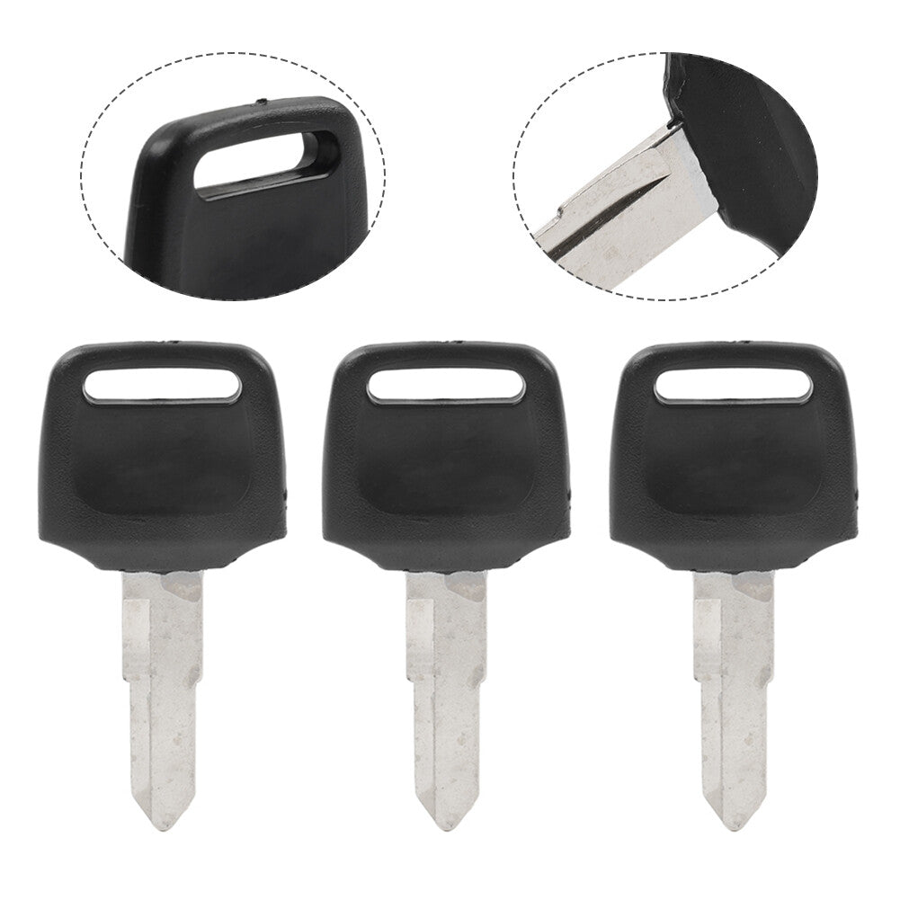 3x Uncut Blade Blank Keys for HONDA DIO 56 57 Z4 125 WH110 Scooter 50CC Zoomer