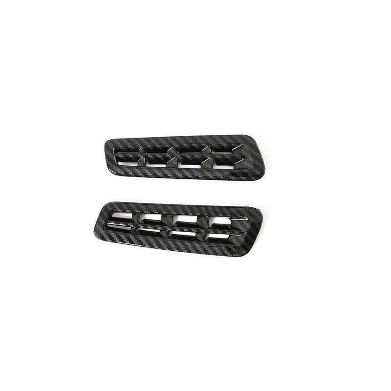 2X Carbon Fiber Look Cover Trim A Pillar Air Outlet Vent for Ford Escape 20-2022