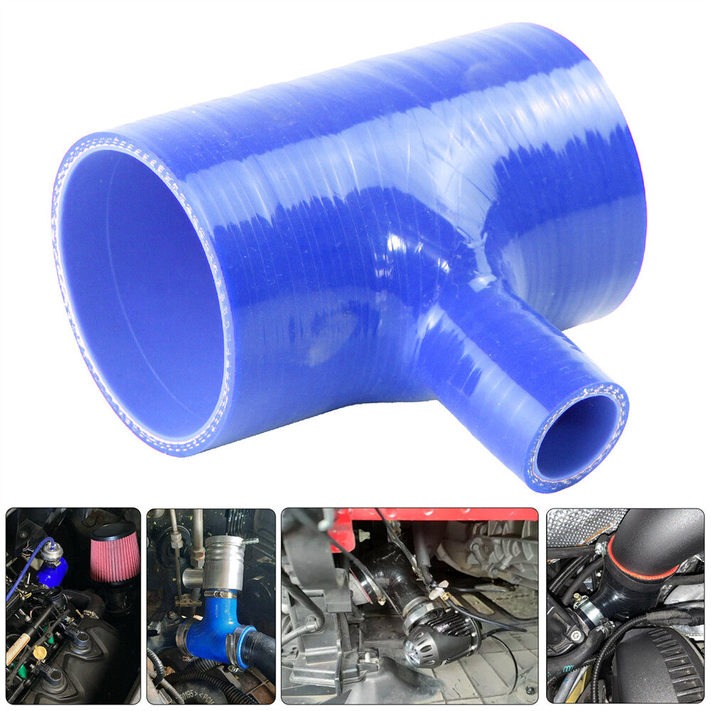 3 To 3 Silicone Hose 76mm To 76mm T Shape Tube Pipe for 25mm ID BOV 3
