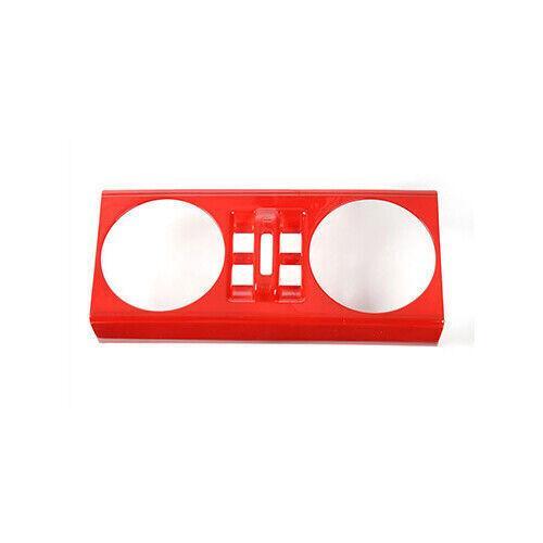 Fit for Jeep for Wrangler JK 2007-2010 Bright Red Window Lock Lift Panel Frame Trim