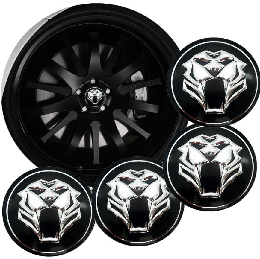 4-piece car tire valve cover rod air dust cover dustproof black crown for Subaru for Saab