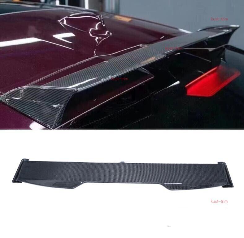 Carbon fiber rear roof window boiler wing trim for BMW X6 G06 M Sport 2021 - 2023