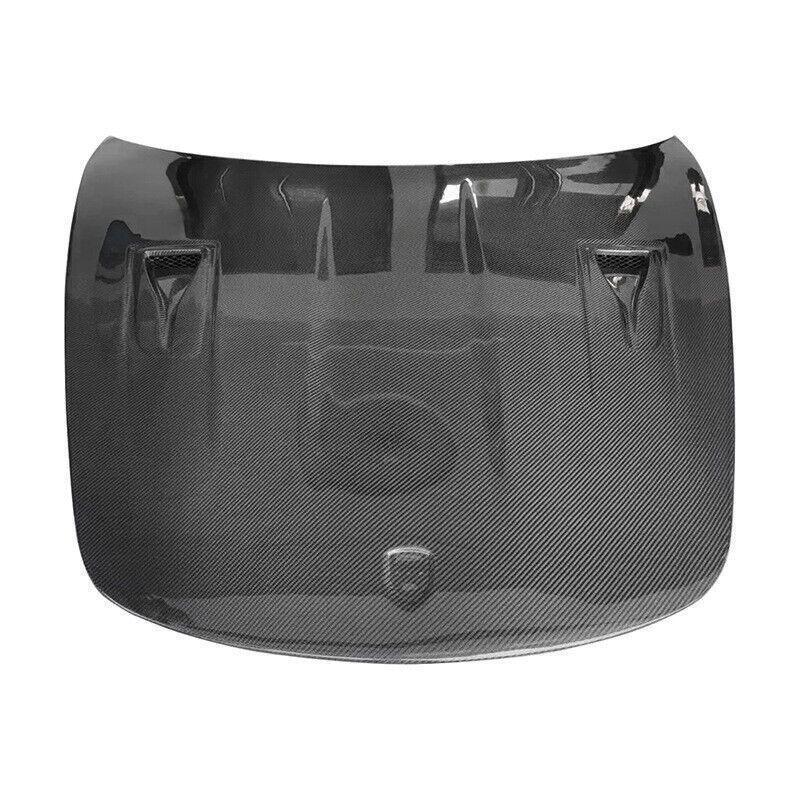 Full carbon fiber front hood vent cap cover for Porsche 911 718 2012-2019